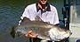 Xaviar and 88 cm Barramundi while estuary fishing